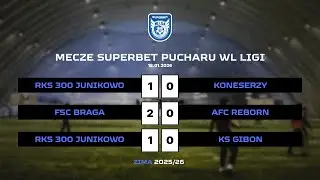 SUPERBET PUCHAR WL LIGI [1/16 i 1/8 finału, Zima 2025/2026] - 18.01.2026