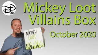 Mickey Loot, Villains Box - Disney Merch Unboxing, October 2020