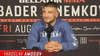 Yaroslav Amosov Reacts to Bellator 244 TKO Win & Moving to 24-0 in Mixed Martial Arts