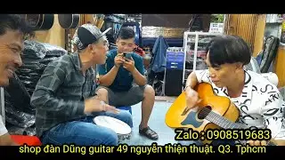 Gấu lé, Nguyễn Lượm ghé mua bo và dây đàn, sẵn dịp làm 1 bài luôn