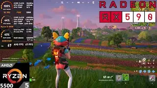 RX 590 : Fortnite Chapter 6 Season 1 - 1080p Low, Medium, High, Epic