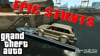 GTA IV EPIC stunt show 16 HD
