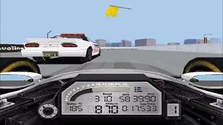IndyCar Racing II (1995) MS-DOS HD Long Beach Track