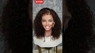 NEW 4B Curly Hairline Wig