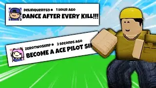 doing your arsenal dares.. (Roblox Arsenal)