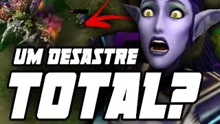 WARCRAFT 3 REFORGED: RANKED 1V1 CHEIO DE DESASTRE! Night Elf WC3 gameplay em português PT-BR