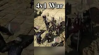 4v1 War! - Mount and Blade Bannerlord 2 (Persistent Empires) #shorts