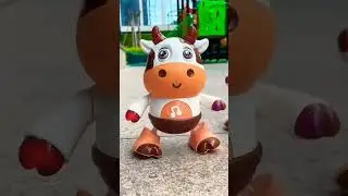 Super Dance Music Cow Robot Toys #shorts