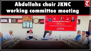 Omar Abdullah and Farooq Abdullah chair JKNC working committee meeting