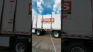 Как закрепить PODS контейнер на трейлере #стэпдэк #бизнесвсша #дальнобой #starshiitrucker