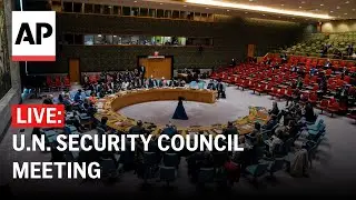 LIVE: U.N. Security Council meeting on terrorist threats
