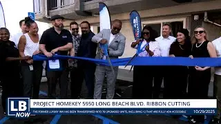 Interim Housing Facility Homekey at 5950 Ribbon Cutting Ceremony