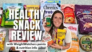 Healthy Snack Review | Trying New Healthy Low Point Foods | WeightWatchers Points, Calories, Macros