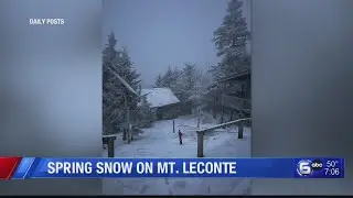 &lsquo;Back in the thick of winter&rsquo; LeConte Lodge sees 2&Prime; of snow