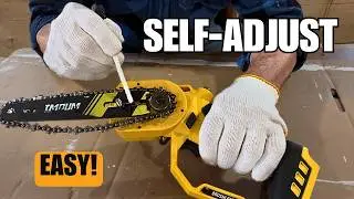 How to Replace the Chain on ImoumLive 6&rdquo; Mini Chainsaw | Self-Tensioning Model Step-by-Step
