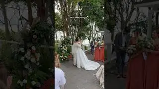 Our aisle song #wedding #bride #weddingday #weddingceremony #weddingsong #aislesong #byronbay