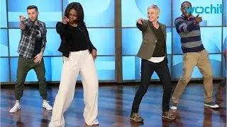 Michelle Obama Dances With Ellen DeGeneres to 