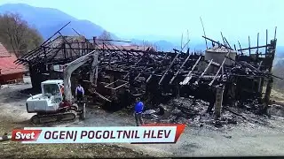 POŽAR  POTOČE NAD  PREDDVOROM & SVET    2022