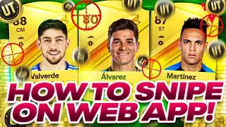 How To TRADE & SNIPE on EAFC 24 WEBAPP!😱 How To Make Coins FAST EAFC 24!