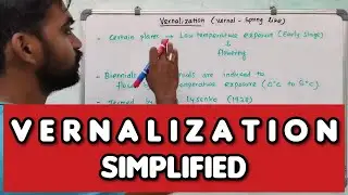 Vernalization | Plant physiology | Senthilnathan
