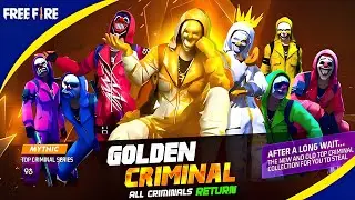 FREE FIRE GOLDEN CRIMINAL RING EVENT SPIN GETTING ALL CRIMINALS #freefireevent #criminalfreefire 