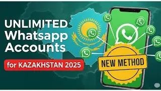 Unlimited Kazakhstan 🇰🇿 WhatsApp number create | 1 hour & red problem | Create Fake WhatsApp Account