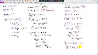 KSSM Form 4 Add Maths Chapter 1 Functions 1.2 (Composite Functions, Part 2)