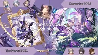 The Herta E0S1 & Castorice E0S1 F2P Team | Pure Fiction 4 3 Stars | Farming for Phainon