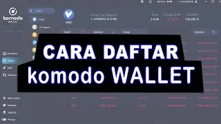 Cara daftar komodo wallet