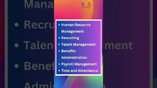 Workday HCM Modules - HKR Trainings  #workday #workdayhcm #hkrtrainings