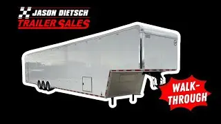 53' Enclosed 3 Car Wedge Trailer United (WALK-THROUGH)