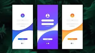 Best UI Design for Login Screen in Adobe XD - Timelapse Tutorial 2020