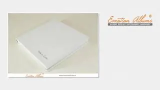 Album cu piele alba de nunta | Albune fotocarte digitale handmade | Emotion Albums