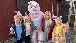 Familjen Bader - Påskharen är med i äggjakten VLOGG