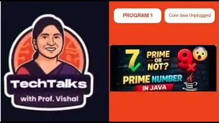 Prime Number Logic in Java | Simple Trick for Beginners | Program 1 #JavaLogic #PrimeNumberProgram