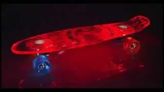 FLAMEBOY VS WET WILLY  LIGHT-UP SKATEBOARD