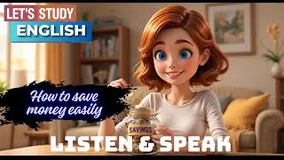 How to Save Money Easily | Practice Listening & Speaking | Shadow & Speak Daily