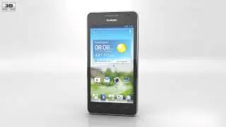 Huawei Ascend G600 Black 3D model by 3DModels.org