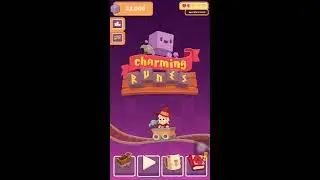 iPhone Game - Charming RUNES | Endless arcade Block Breaker | High Score Strategy (22k Score)
