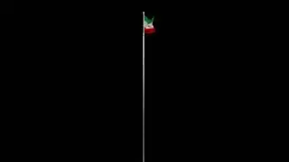 Iran Flag in Motion | Realistic Animation