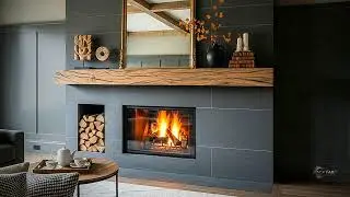 Winter Living Room With Fireplace Live Cozy Makeover Stream