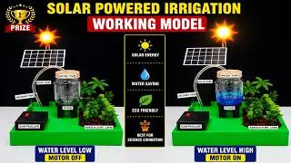 solar powered irrigation(agriculture) working model for science exhibition 2026 - diy howtofunda