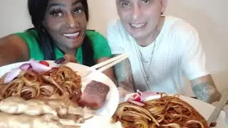 homemade bami mukbang #aidaeats eetshow