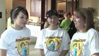 At the Grand Vision Expo: Vista Volunteers