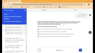 PMP: Mock Exam 7   180 Question- Part 1