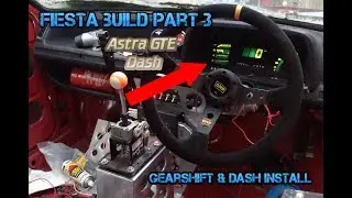 Сборка Fiesta MK1 Эпизод 3. Установка рычага переключения передач и цифровой панели приборов ASTRA GTE!!