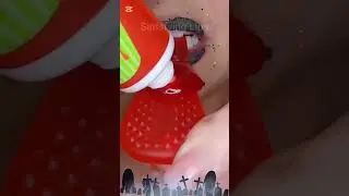 Honey eyes jelly🍮yummy😋 happy Halloween 🎃#food #sopports #eatingsounds #subscribemychannel@Asmr-y1o 