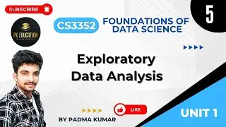 1.5 Exploratory Data Analysis | FDS | CS3352 | Anna university R2021 Tamil