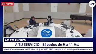Entrevista en Radio Nacional Buenos Aires AM870