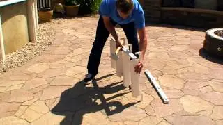 Ocean Blue - Outside Safety Ladder